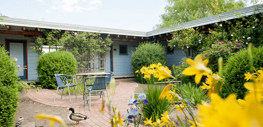 Garten in der Klinik am Kronsberg