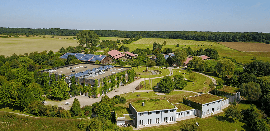 Drohnenaufnahme der Klinik am Kronsberg