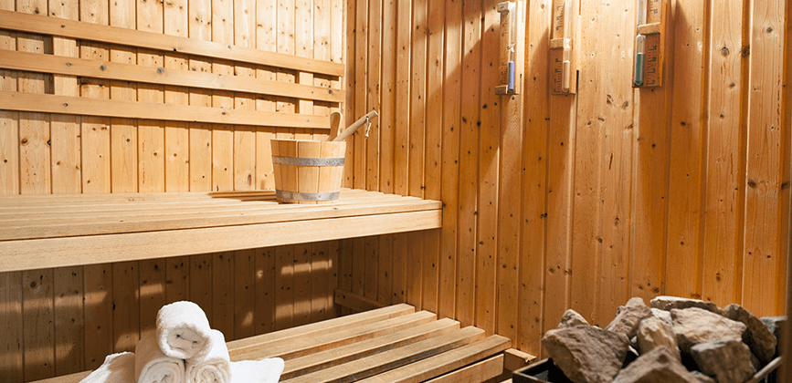 Sauna der Fachklinik Suedergellersen