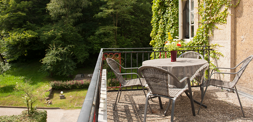 Balkon am Schloss Delligsen