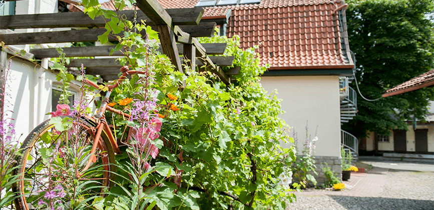 Aussenansicht vom Schloss Gestrof