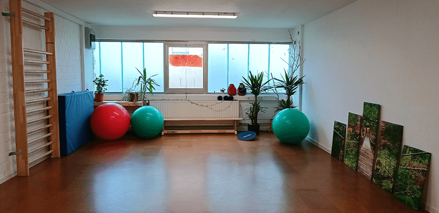 Raum fuer Bewegungstherapie in der Tagestaette Hannover