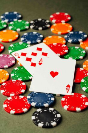 Pokerkarten Gluecksspielsucht