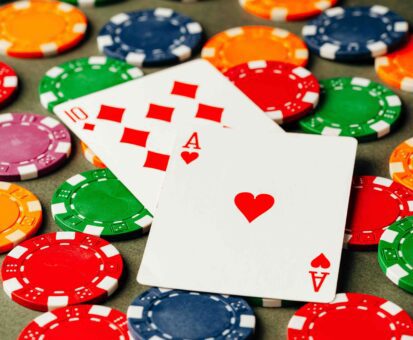 Pokerkarten Gluecksspielsucht