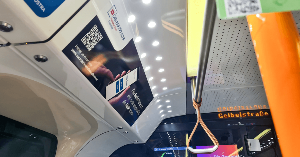Werbung fuer Suchtberatung in Hannover