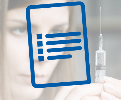 Eine Frau nutzt eine Spritze zum Fentanyl-Konsum
