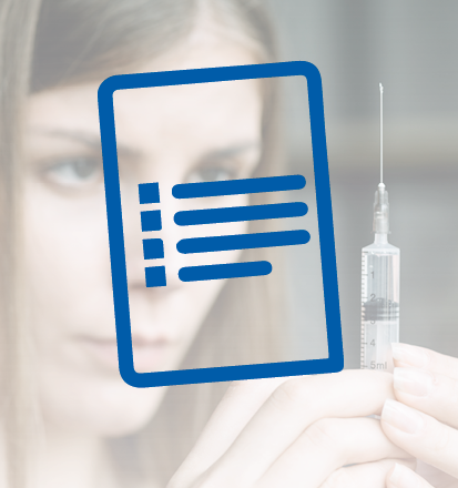 Eine Frau nutzt eine Spritze zum Fentanyl-Konsum
