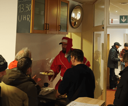 Traditionelles Weihanchtsessen im Cafe CaRo