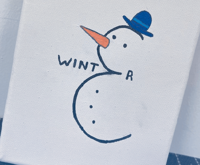 WEihnachtskarte in der Tagesstätte Oldenburg