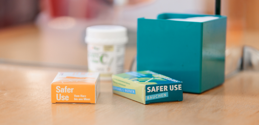 Hameln-Safer-Use Safer-Use-Materialen für Suchtmittelgebrauchende