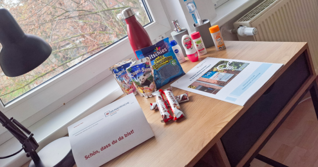 Willkommenspaket in der Wohngruppe Hagen