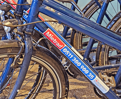 Mieträder in der Radstation 2