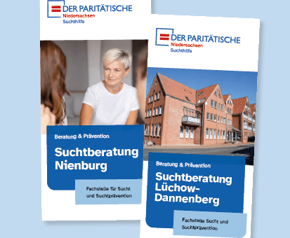 Fyler der Suchtberatungsstellen Nienbung und Lüchow-Dannenberg