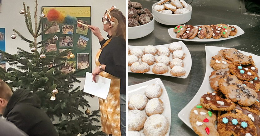 Weihnachtsfeier in der Tagesstätte Hannover