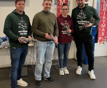 Weihnachtsfeier im Kontakt- und Konsumraum Stellwerk